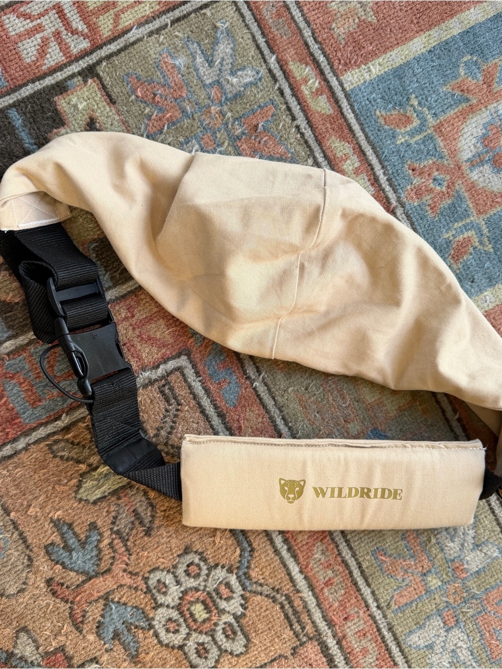Kids Beige Comfort Strap — Soft Head & Cable Support